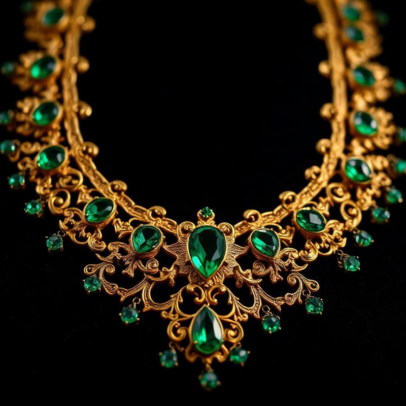 Heritage emerald necklace